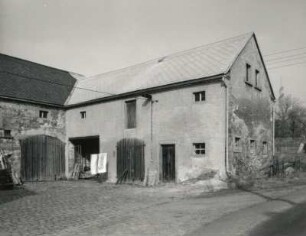 Neukirch (Lausitz), Weikertgasse 5. Dreiseithof (um 1850). Wohnstallhaus