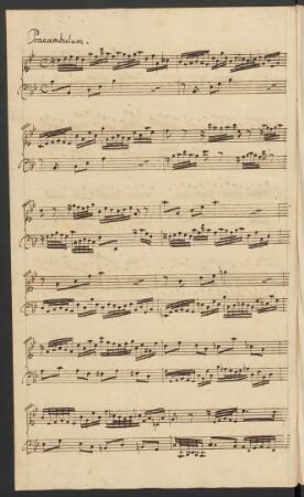 Inventionen; cemb; B-Dur; BWV 785