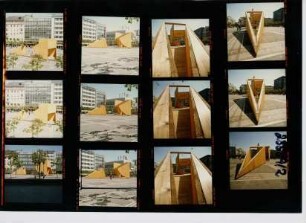 Kunstwerk "Goldener Schnitt", Frankfurt am Main, 1989