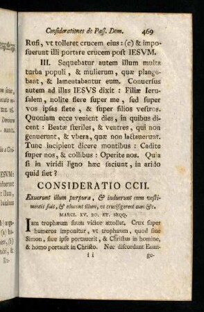 469-478, Consideratio CCII - CCV