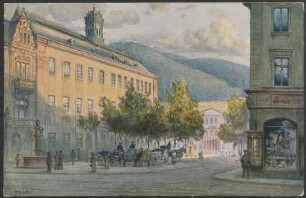 Alte Universität und das neue Kollegienhaus Heidelberg