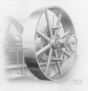 Drehzahlverstellvorrichtung eines Großlokomobils (R. Wolf, Magdeburg) : Technikgeschichte | Maschinenbau | Kraftmaschinen | Dampflokomobile