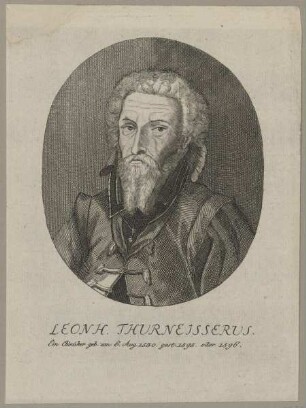 Bildnis des Leonh. Thurneisserus