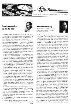Abgeordnetensitzung