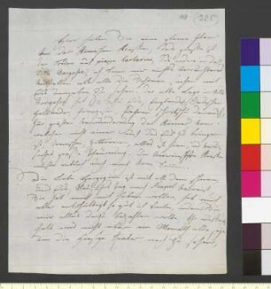 Brief von Bury, Friedrich an Goethe, Johann Wolfgang von