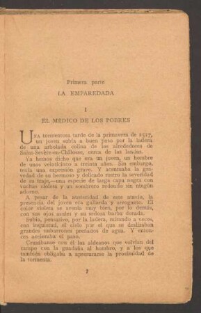Primera parte - La emparedada