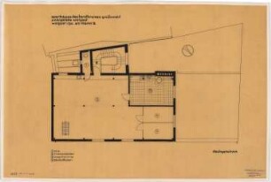Kreissparkasse Wolgast: Vorentwurf, Grundriss Dachgeschoss 1:50