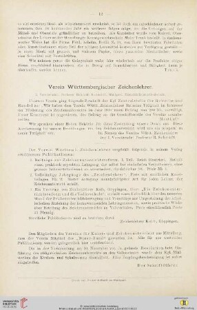 Verein Württembergischer Zeichenlehrer