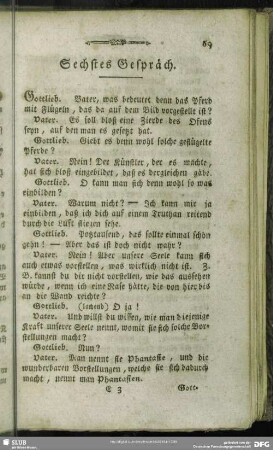 Sechstes Gespräch
