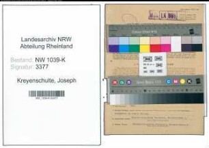 Entnazifizierung Joseph Kreyenschulte , geb. 11.09.1910 (Beamter)