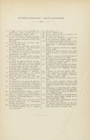 Pubblicazioni dell'autore