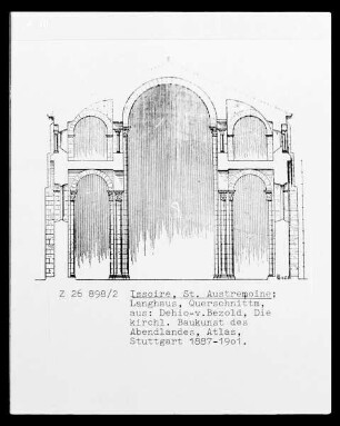 Saint-Austremoine in Issoire: Querschnitt