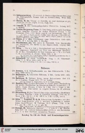 Böhmen (Nr. 204 - 259)