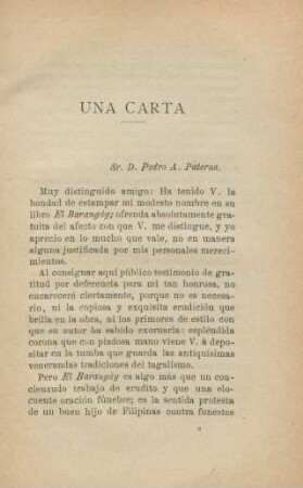 Una carta