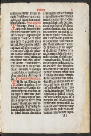 [Pars hiemalis de tempore. Anfang fehlt]