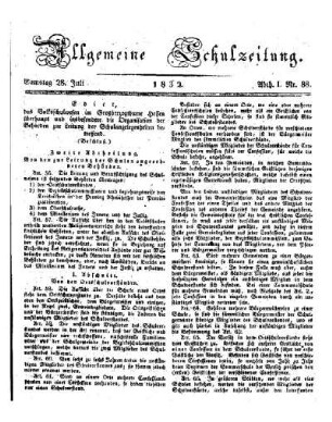Edict, das Volksschulwesen im Großherzogthume Hessen überhaupt und insbesondere die Organisation der Behörden zur Leitung der Schulangelegenheiten betreffend : (Beschluß.)
