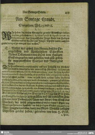 Am Sontage Exaudi