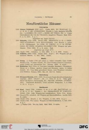 Neufürstliche Häuser