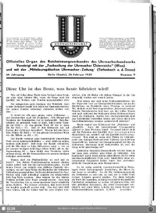 Diese Uhr ist das Beste, was heute fabriziert wird!