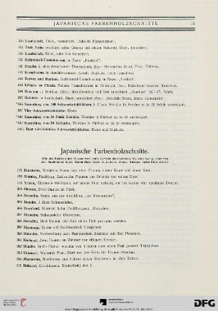 Japanische Farbenholzschnitte (Nr. 350-403)