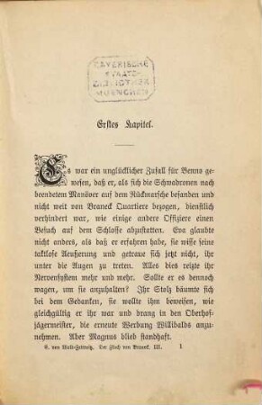 Der Fluch von Braneck : Roman von E. von Wald-Zedtwitz, 3
