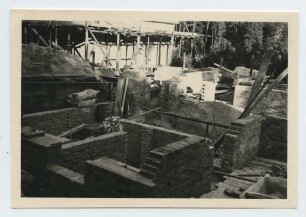 Haus Jansen, Berlin-Grunewald: Ansicht während der Bauarbeiten