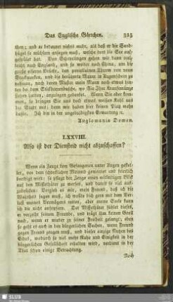 LXXVIII. Also ist der Diensteid nich abzuschaffen?