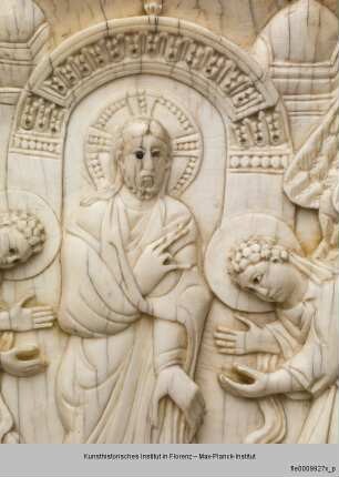 Christus wird von Engeln angebetet und Auferweckung des Jünglings von Nain - SA23