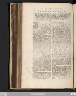 Exercitatio CLXXII.
