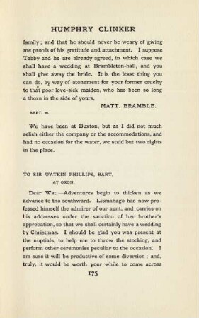To Sir Watkin Phillips, Bart. at Oxon