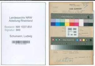 Entnazifizierung Ludwig Schumann , geb. 14.01.1903 (Oberpolier)