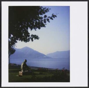 Schiff auf dem Lago Maggiore in der Nähe von Ascona
