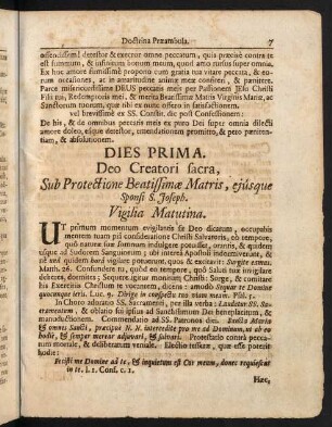 7-27, Deo Cratori facra,...-Meditatio II.