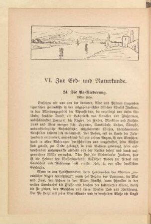 VI. Zur Erd- und Naturkunde