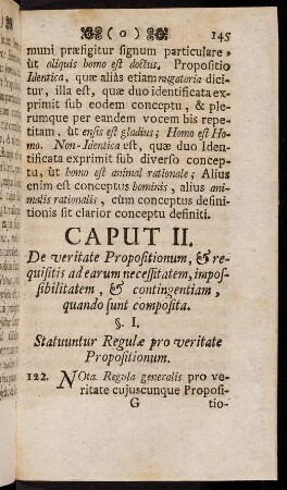 145-157, Caput II.