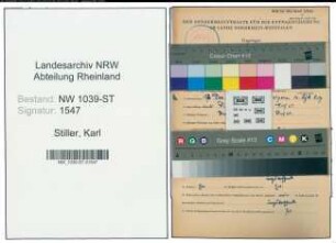 Entnazifizierung Karl Stiller , geb. 17.12.1893 (Schlosser)