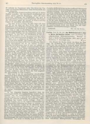 474-475 [Rezension] Freisen, Joseph, Das Militärkirchenrecht in Heer und Marine des Deutschen Reiches, nebst Darstellung des außerdeutschen Militärkirchenwesens