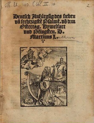 Deutsche außlegung des 67. Psalmen