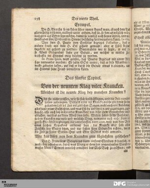 Das fuenffte Capitel. Von der neunten Klag viler Krancken
