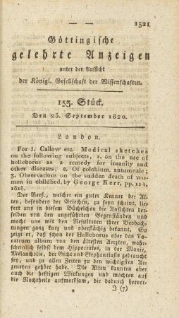 1820, 153: Stück