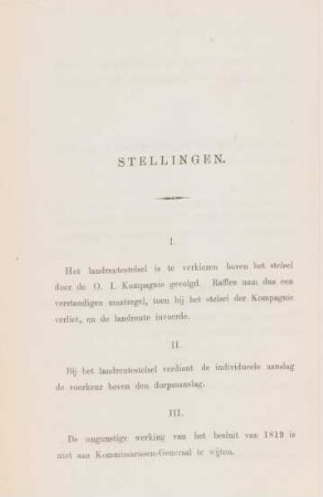 Stellingen