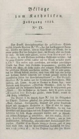 XXXIII-XLVIII Beilage Nr. IX