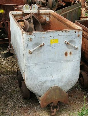 Förderwagen mit Mitnehmerblech