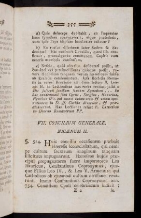 355-365, VII. Concilium (§ 524 -533)