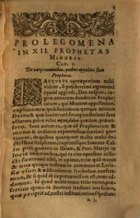 Commentariorum Lamberti Danae in Prophetas Minores tomus .... 1. (1586). - 735 S.