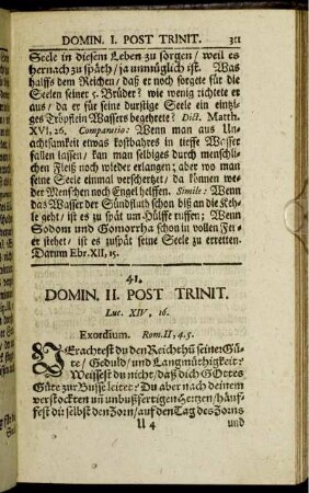 41. Domin. II. Post Trinit.