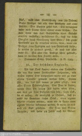 56. Der beschämte Unglaube
