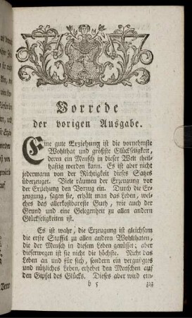 Vorrede der vorigen Ausgabe.