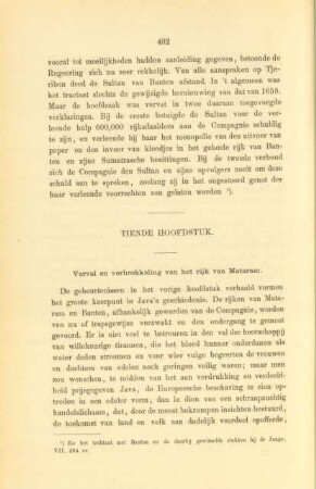 Tiende hoofdstuk. Verval en verbrokkeling van het rijk van Mataram