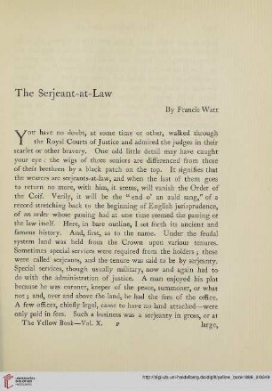 10: The Serjeant-at-law